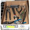 Image 1 : FLAT OF HUSKY PLIERS AND OTHER TOOLS