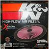 Image 1 : NEW K&N 12" AIR FILTER TOP