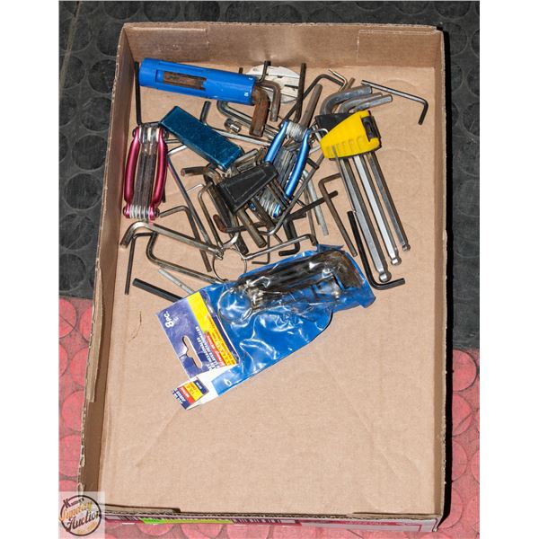 FLAT OF HEX KEYS
