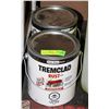 Image 1 : 2 X 3.78L CANS TREMCLAD RUST PAINT SEMI-GLOSS BLAC