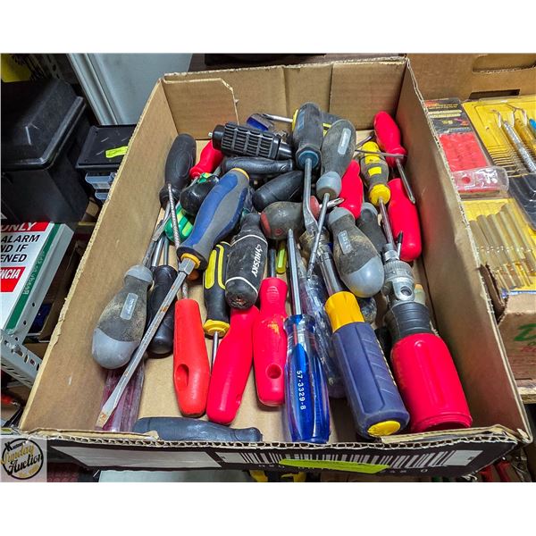 FLAT OF SCREWDRIVERS
