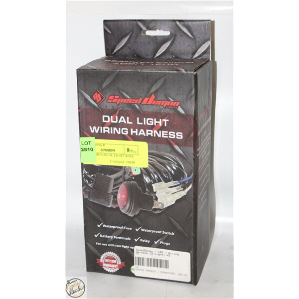SPEED DEMON DUAL LIGHT WIRE HARNESS