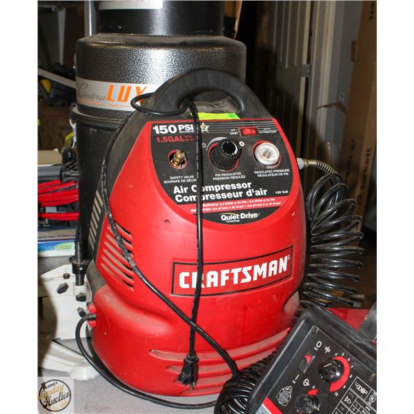 UNCLAIMED CRAFTSMAN 150 PSI 1.5 GAL AIR COMPRESSOR