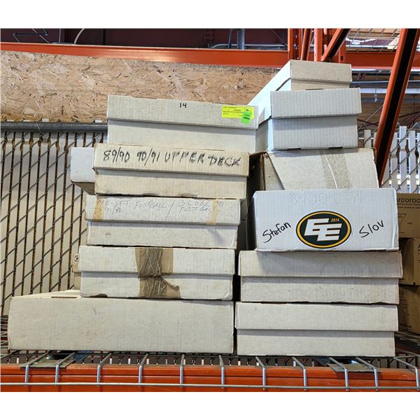 PALLET COLLECTOR TRADING CARD BOXES