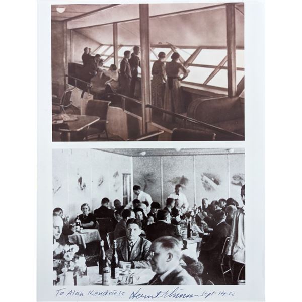 Hindenburg Horst Schirmer signed card with picture