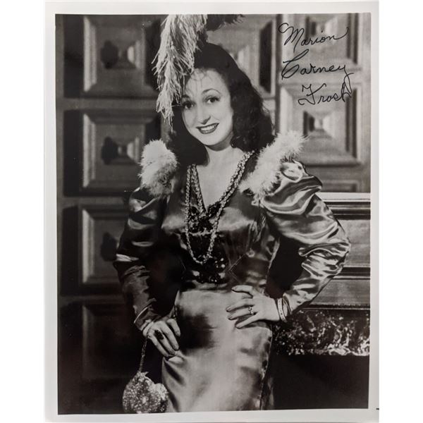 Daughters of The West Marion Carney Frost Signed Photo