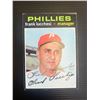 Image 1 : Philadelphia Phillies Frank Lucchesi Signed Baseball Trading Card