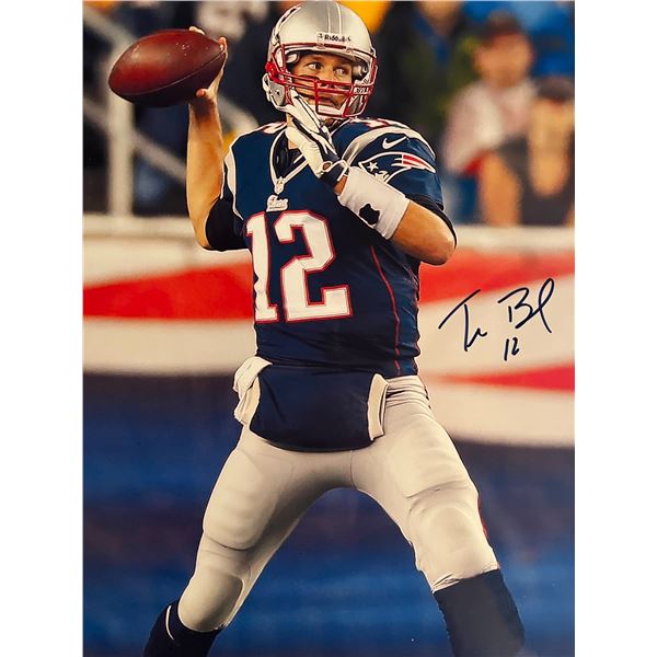 Tom Brady signed photo