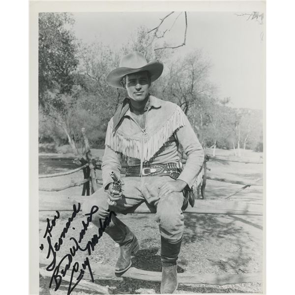 The Adventures of Wild Bill Hickok Guy Madison signed photo