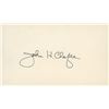 Image 1 : Secretary Of The Navy John Chafee signature cut