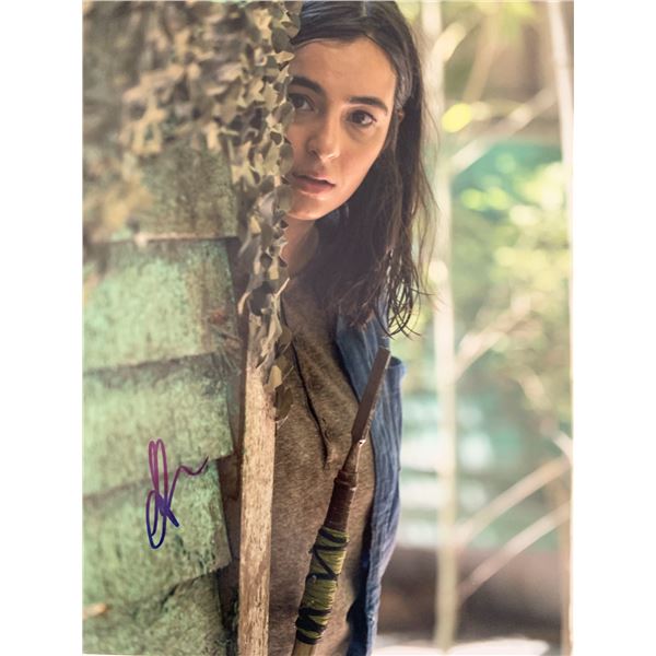 The Walking Dead Christian Serratos signed photo