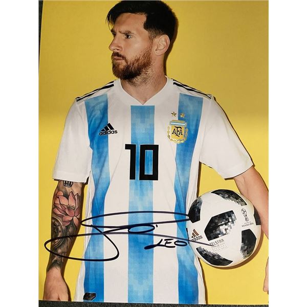 FC Barcelona Lionel Messi signed photo