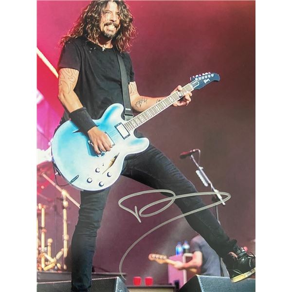 Foo Fighters Dave Grohl signed photo