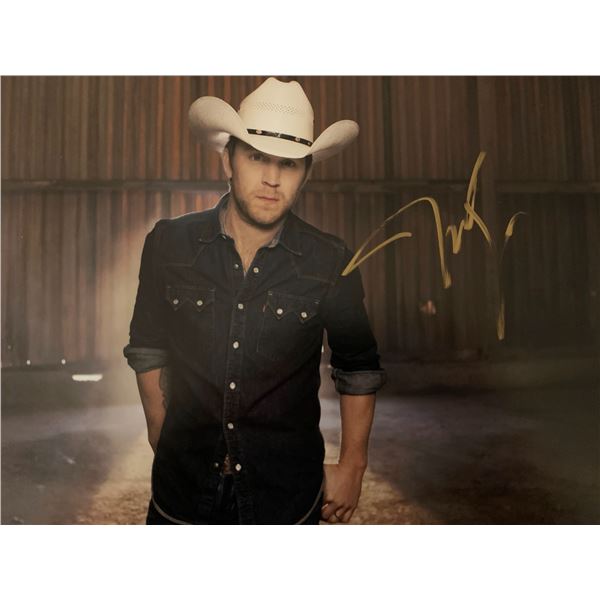 Country Singer Justin Moore signed photo