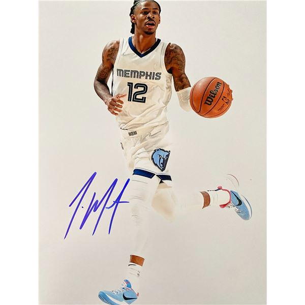 NBA Vancouver Grizzlies  Ja Morant signed photo