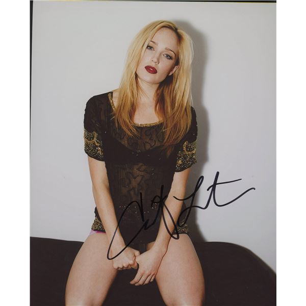 Mad Men Caity Lotz signed photo