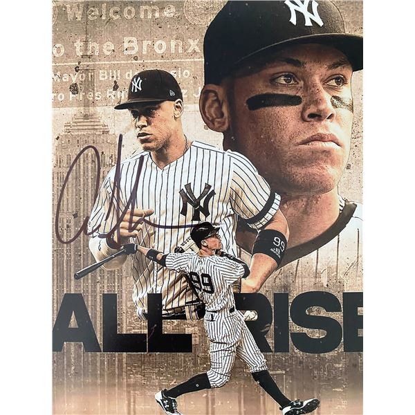 NY Yankees Aaron Judge signed photo