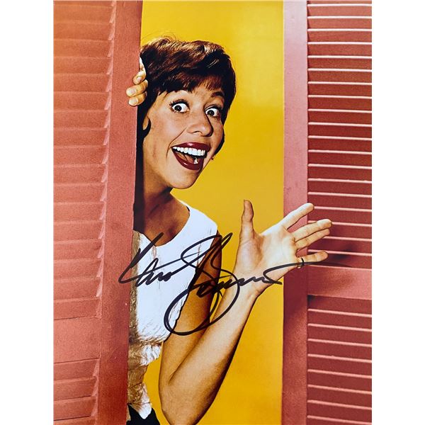 Carol Burnett signed photo
