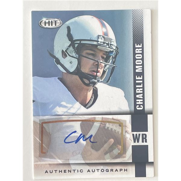 Charlie Moore signed 2014 Sage Hit #A37 trading card