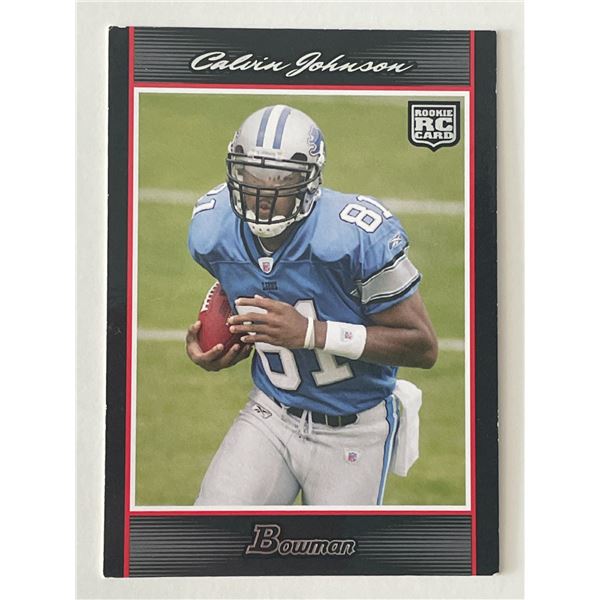 Detroit Lions Calvin Johnson 2007 Topps #145 trading card