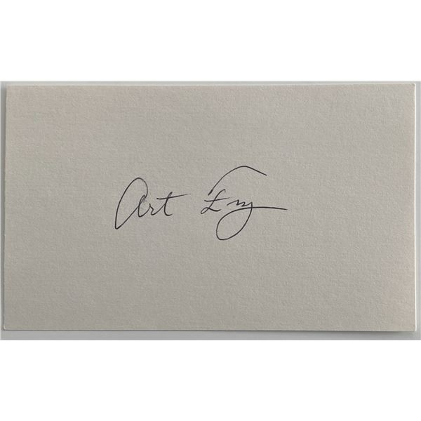 Post-it Note Art Fry  original signature.