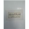 Image 1 : U.S. Attorney General Charles Bonaparte original signature