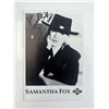 Image 1 : Model Samantha Fox signed postcard