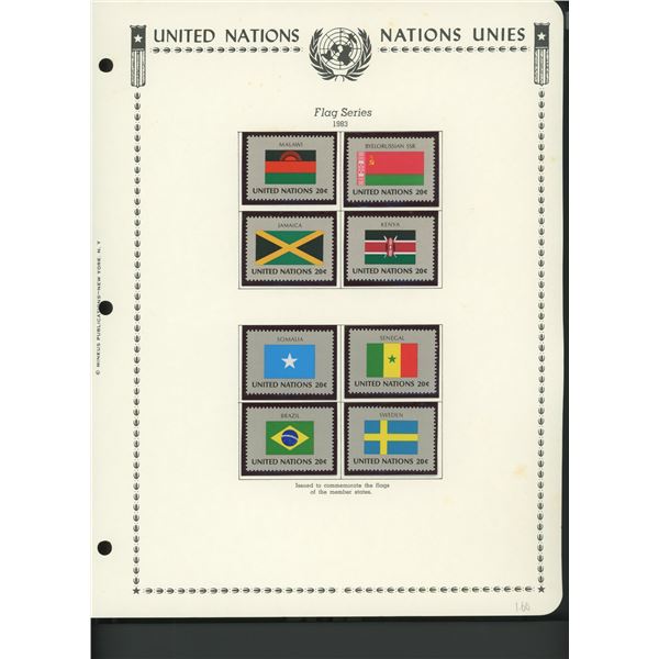 United Nations New York Stamps 1983