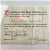 Image 1 : 1914 California Board of Health Signed Registered Nurse Certificate