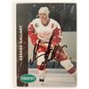 Image 1 : Detroit Red Wings Gerard Gallant 1992 Pro Set #269 signed trading card