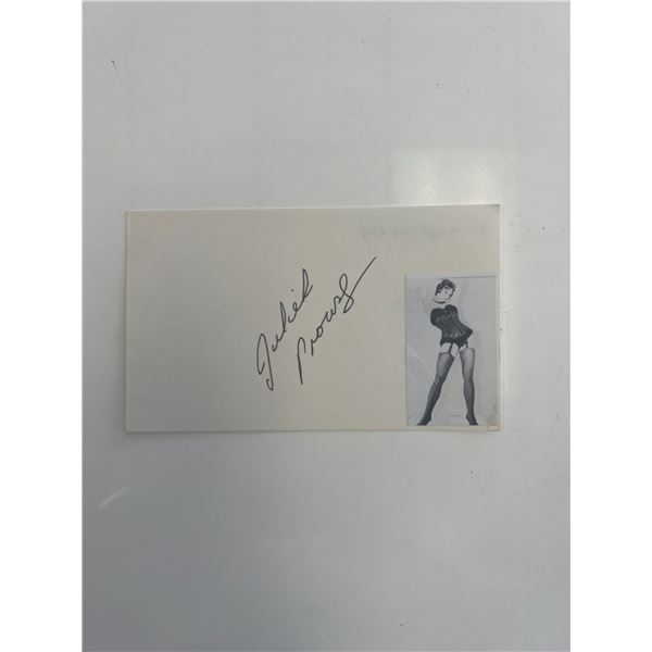 Dancer Juliet Prowse original signature