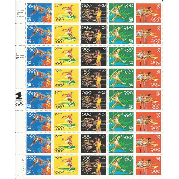 1991 Summer Olympics Stamps