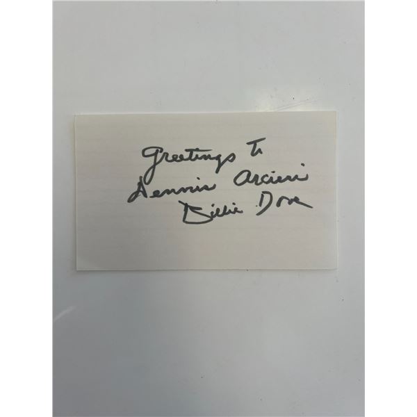 1930's actress Billie Dove original signature