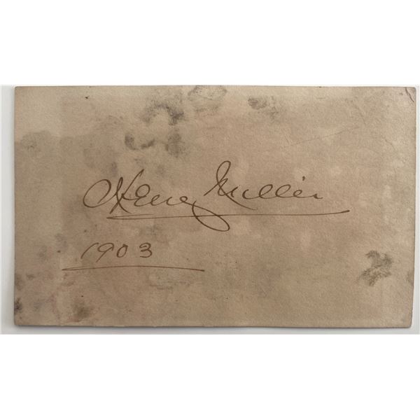 American writer Henry Miller original signature