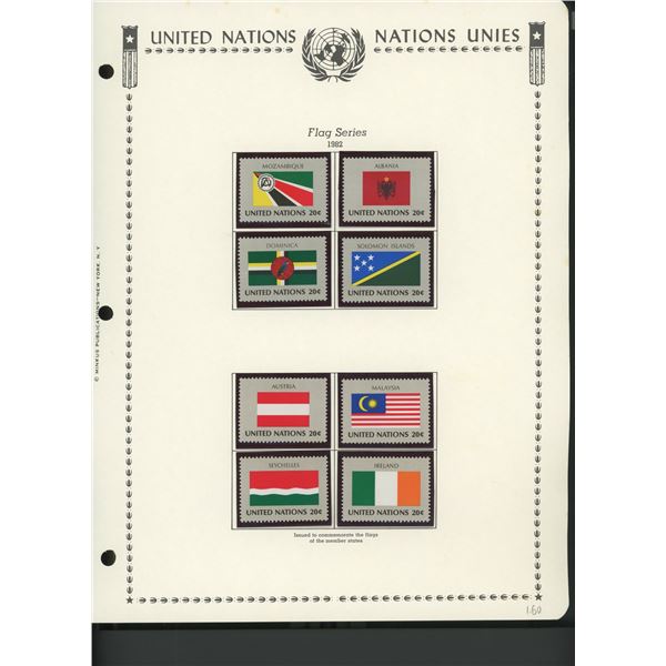 United Nations New York Stamps 1982