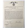 Image 1 : Medal of Honor Recipient Thomas James Kinsman and Richard Nixon signed letter