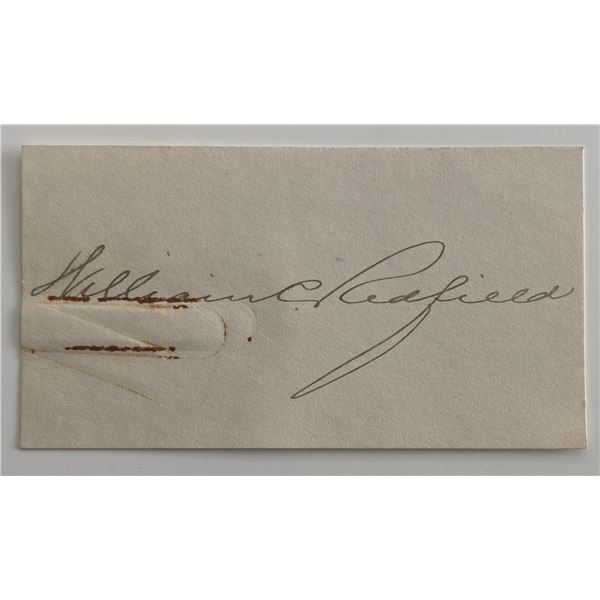 U.S. Secretary of Commerce William C. Redfield original signautre