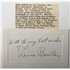 Image 1 : Ethnomusicologist Laura Boulton signed note and bio
