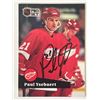 Image 1 : Detroit Red Wings Paul Ysebaert 1991 Pro Set #59 signed trading card