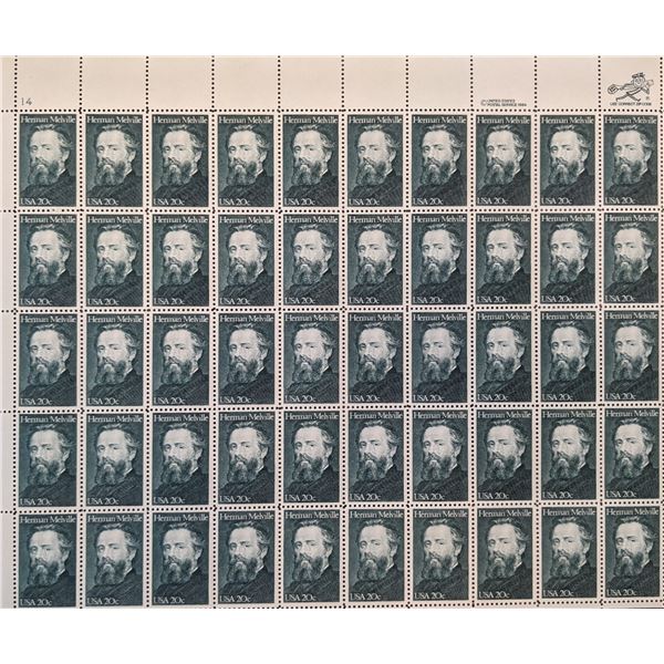 Herman Melville 20 cent Stamp Set