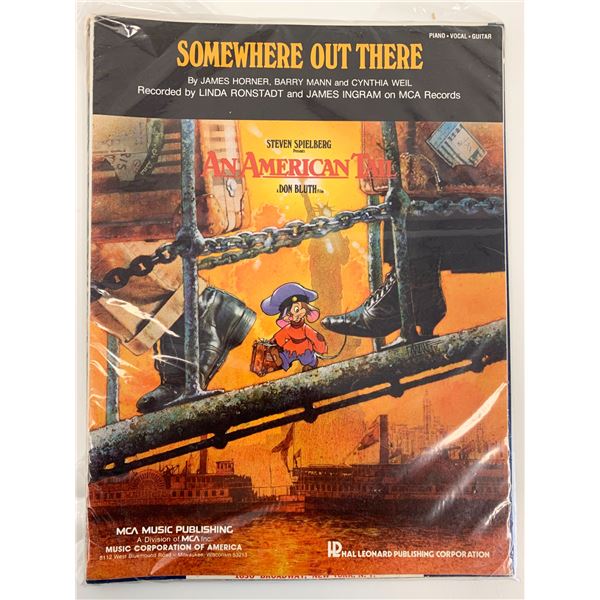 Somewhere Out There American Tail Sheet Music – January 1, 1986
