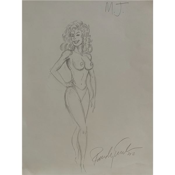 Randy Earl hand drawn sketch