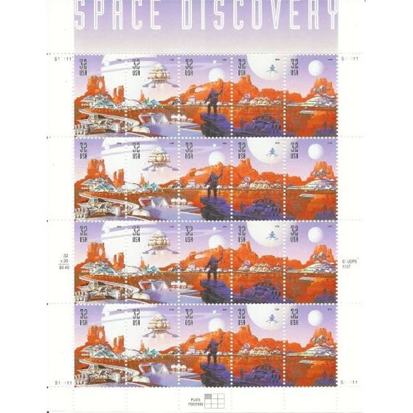 Space Discovery Stamps