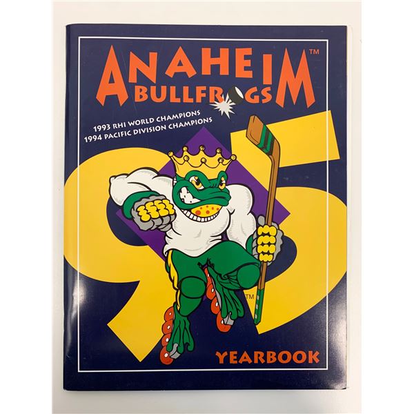 Anaheim Bullfrogs Year Book