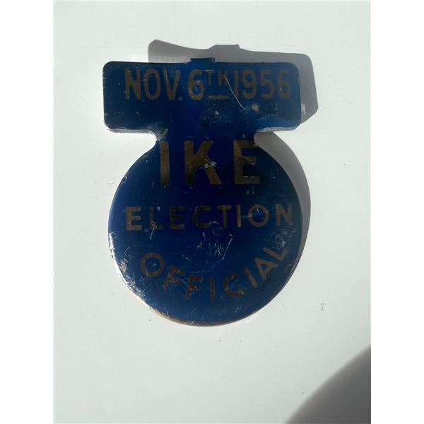 1956 Ike Election Official Lapel Pin