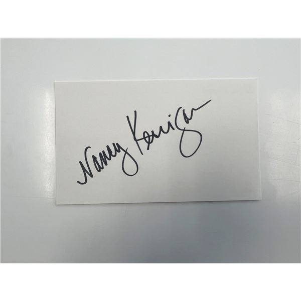 Figure Skating Champion Nancy Kerrigan original signature