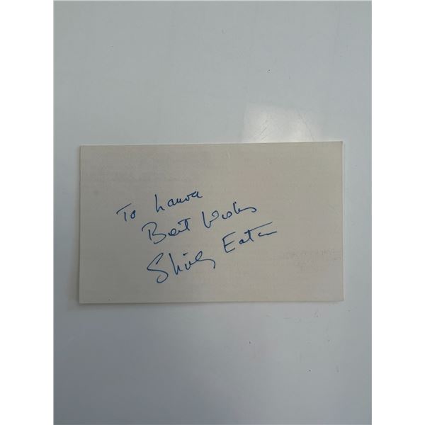 Goldfinger Bond Girl Shirley Eaton original signature