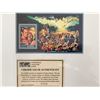 Image 1 : Charlton Heston 1994 Ten Commandments Movie - Souvenir Sheet, w/ Certificate Of Authenticity