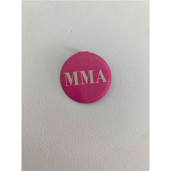 MMA vintage pin