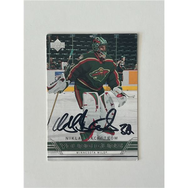 Minnesota Wild Nicklas Bäckström 2006 Upper Deck #220 signed trading card